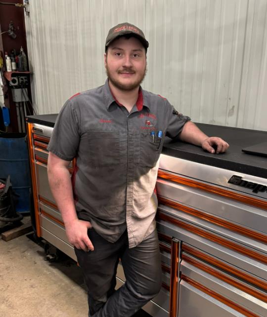 Mason, mechanic at B&C Repair